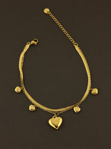 Heart Charm Anklet