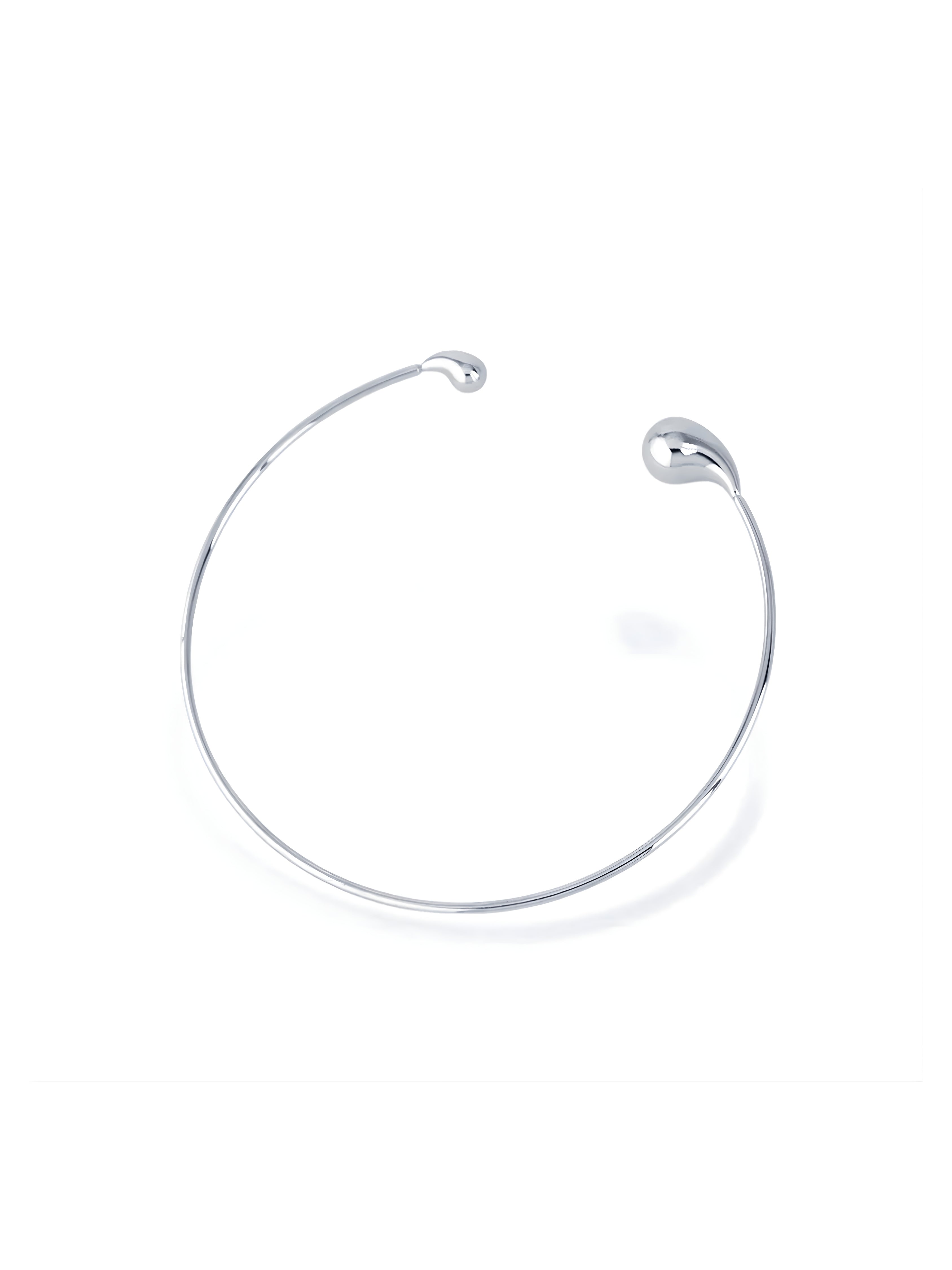 Teardrop Open Collar Necklace