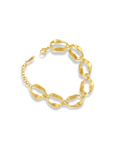 Elegant Gold Rustin Chain Bracelet with Soft Wavy Links