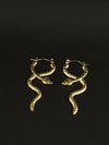 Snake Hoop Earrings