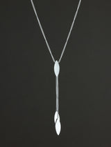 Silver Petal Lariat