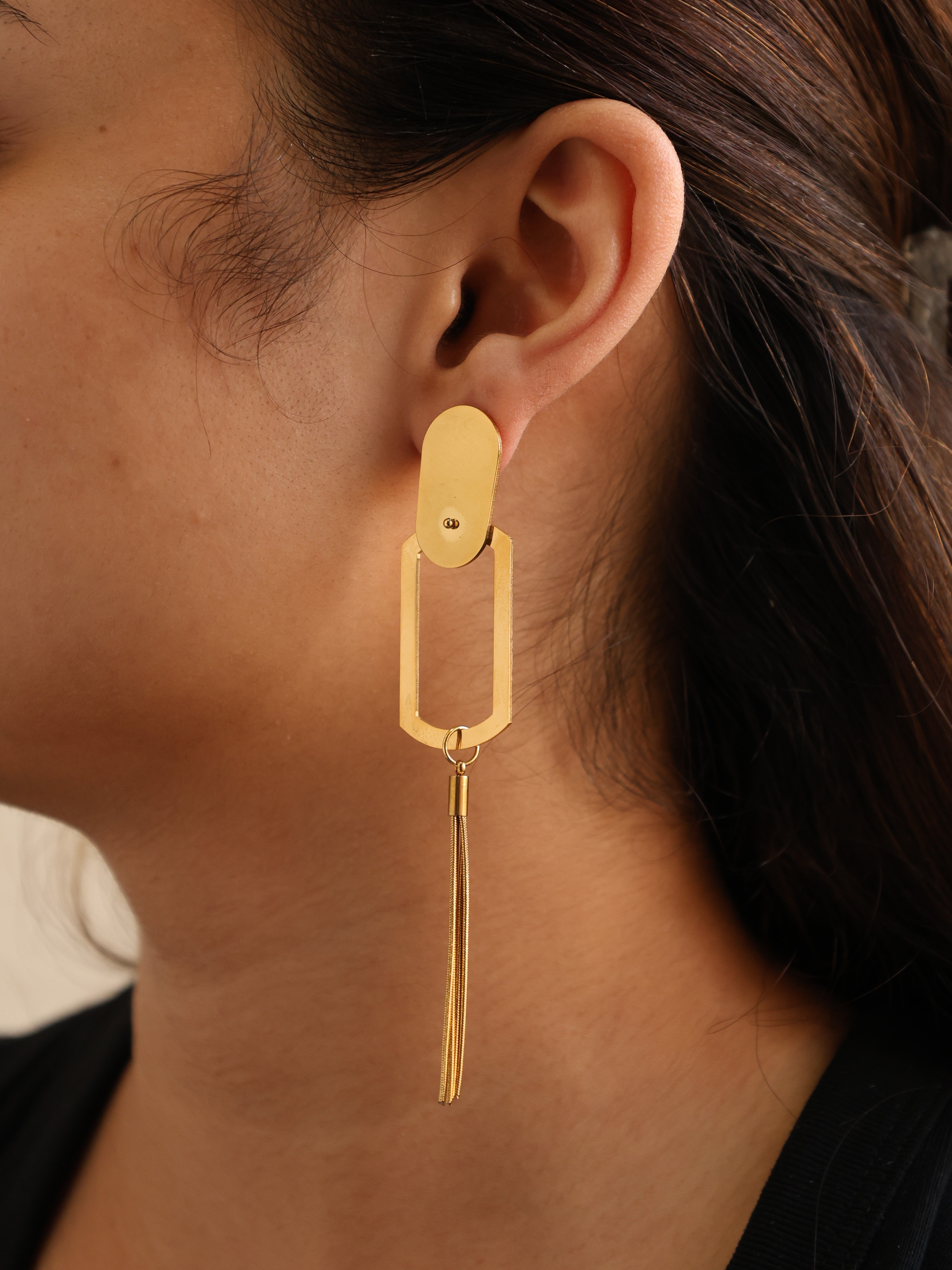 Geo Dangle Earrings
