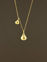 Twin Tear Drop Pendant
