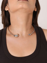 Teardrop Open Collar Necklace