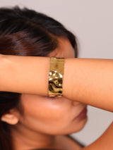 Textured Cuff Bangle