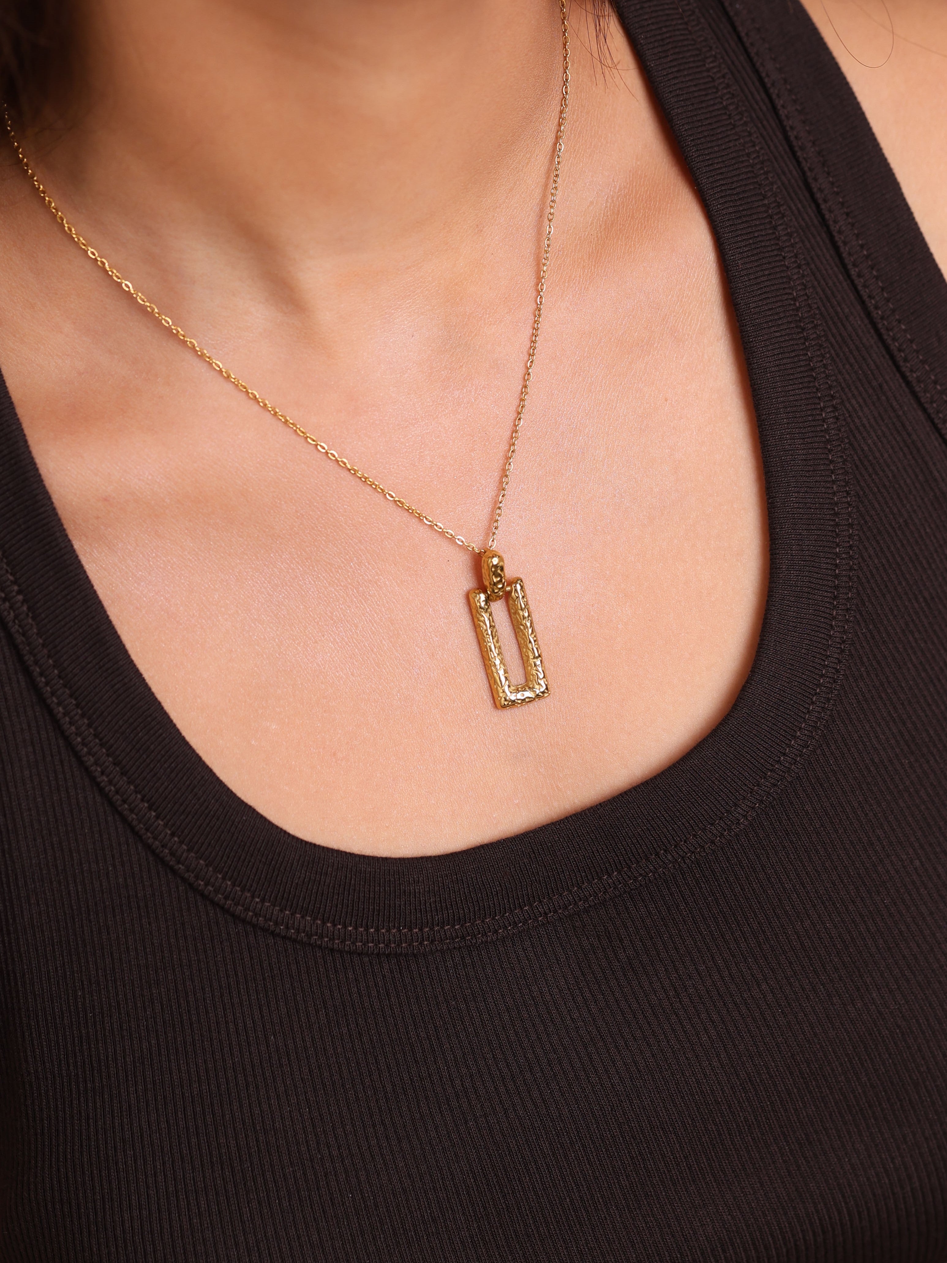 Sterling Open-FrameNecklace