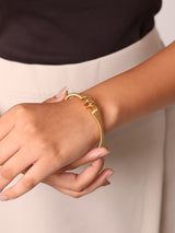 Golden Infinity Bangle
