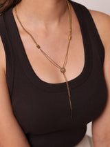 Aura Tassel Y-Necklace