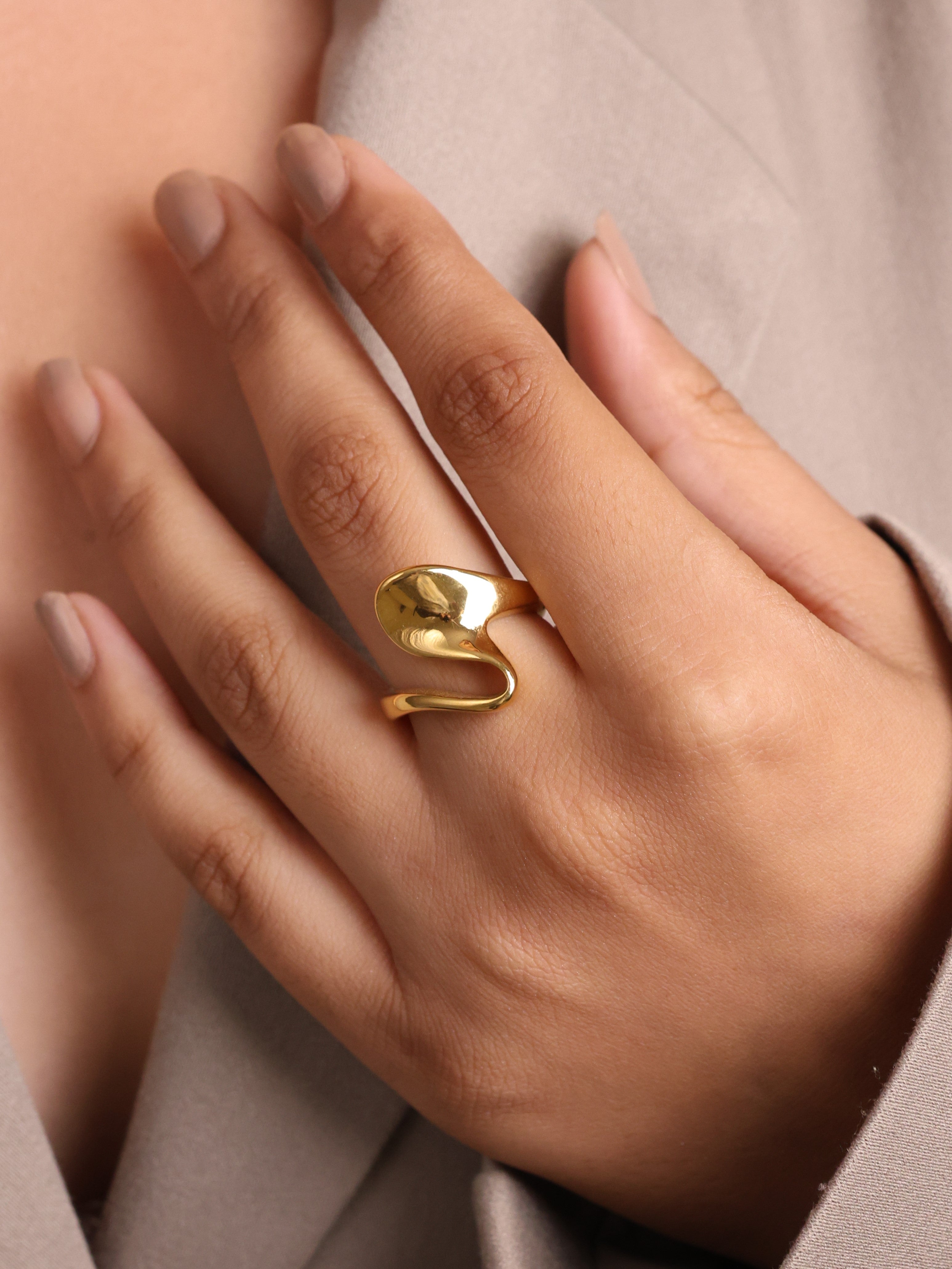 Surge Sculptural Ring