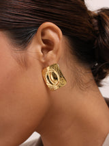 Vintage Square Stud Earrings