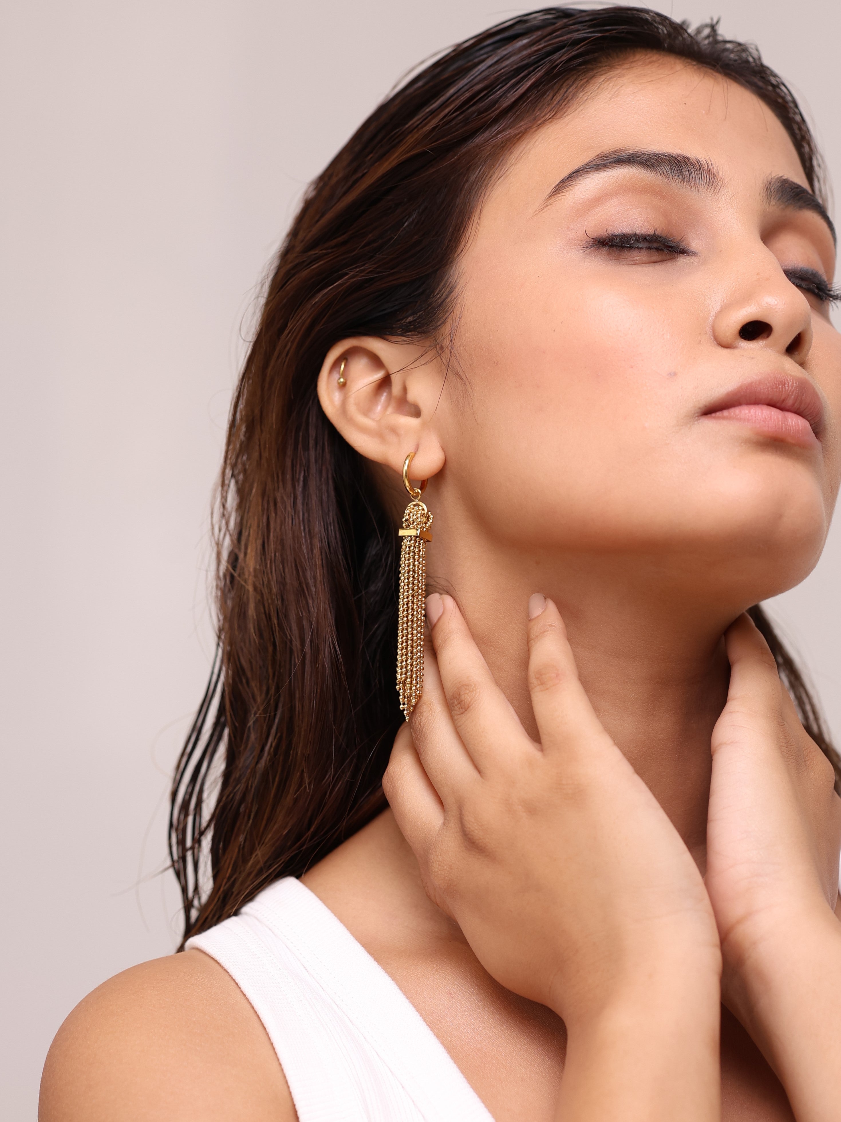 Fringe Drop Earrings