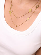 Geo-Frame Layered Necklace