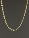 Bead Chain Necklace with Toggle Clasp