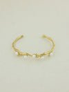 Sleek Pearl Bangle
