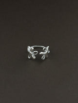 Soft Bloom Petal Open Ring