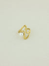 Ivory Pearl Wave Ring