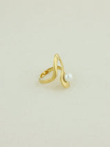 Pearl Curve Adjustable Ring