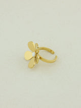 Golden Bee Crest Ring
