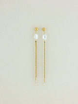 Beaded Cascade Drop Earrings