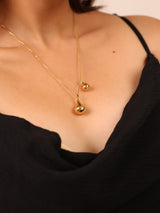 Twin Tear Drop Pendant