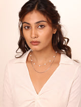 Starlight Pearl Layered Necklace