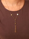 Golden Tassel Necklace