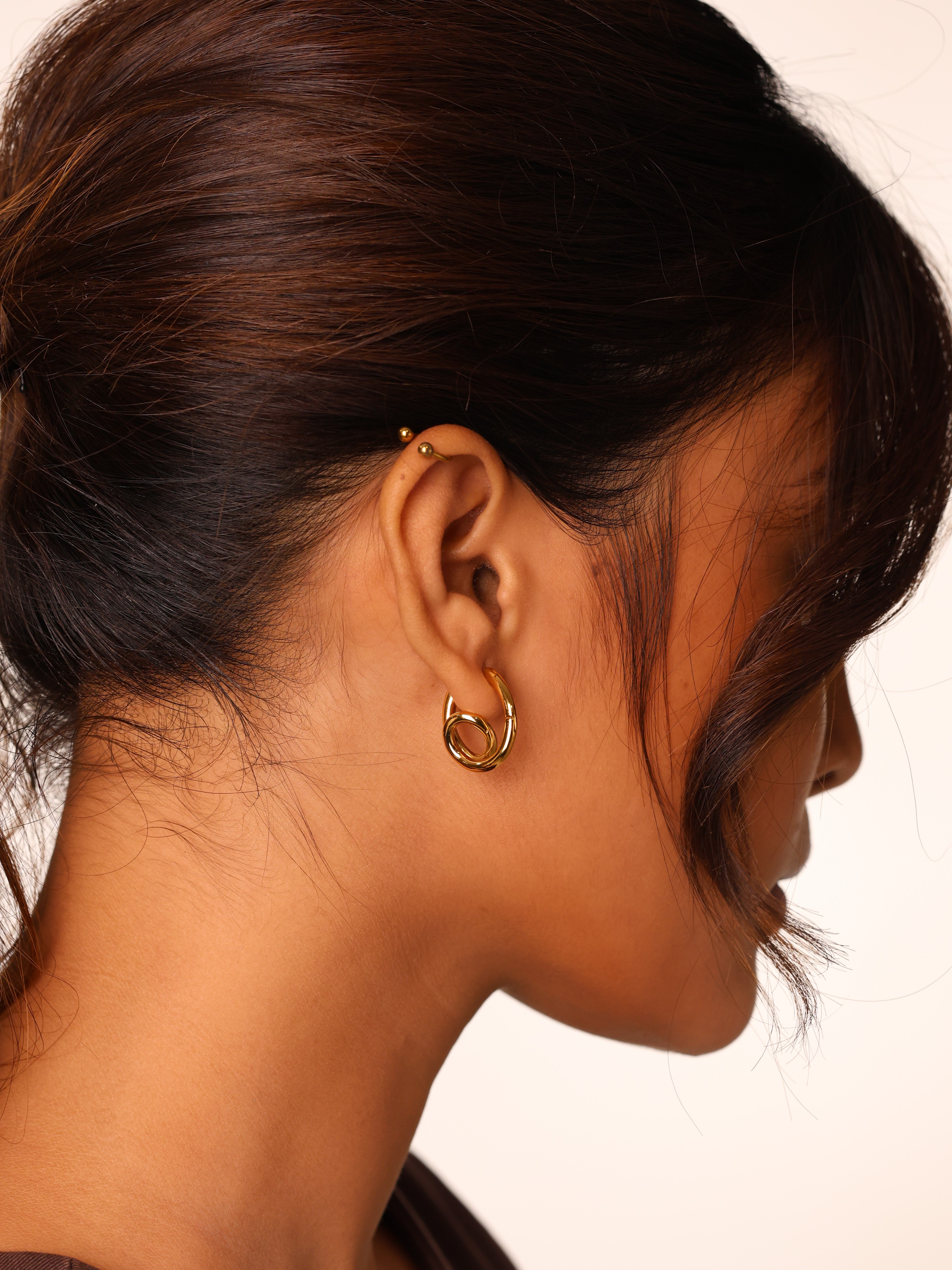 Spiral Coil Hoops