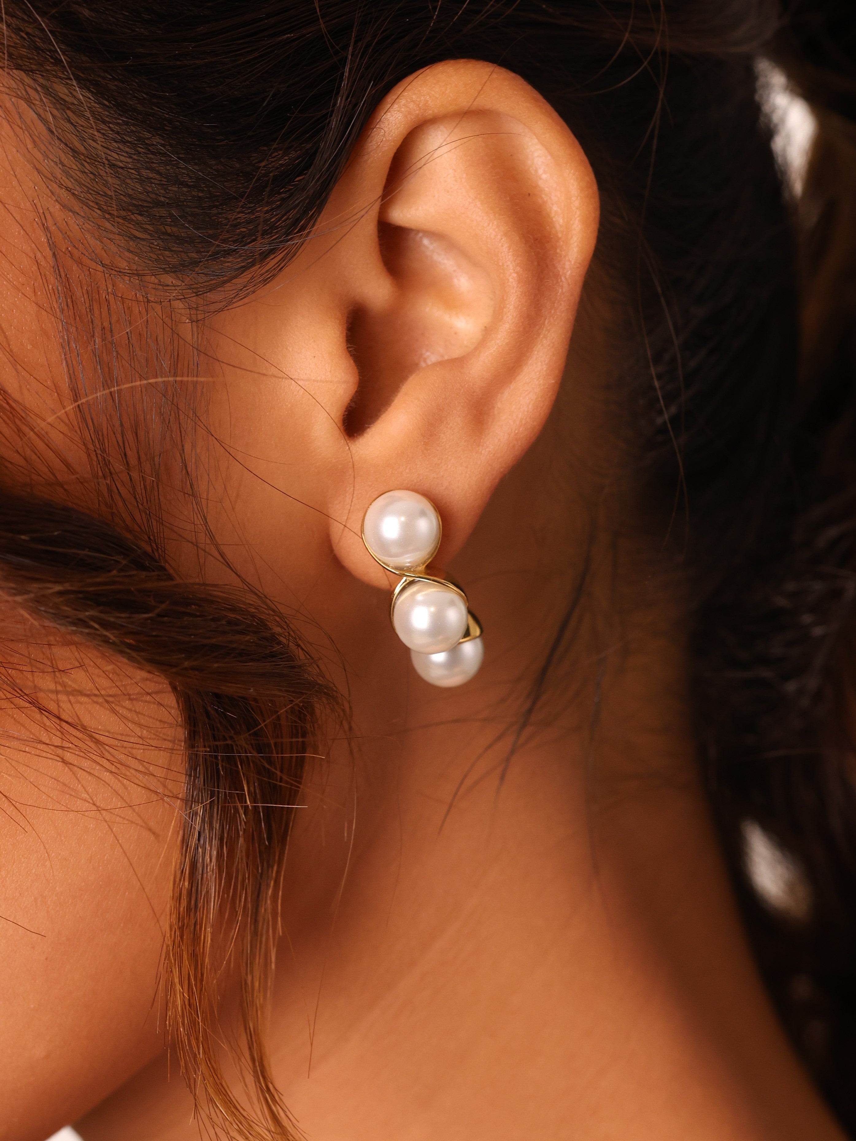 Bubble Pearl Studs