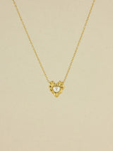 Molten Heart Pendant Necklace