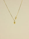 Knot Sphere Pendant Necklace