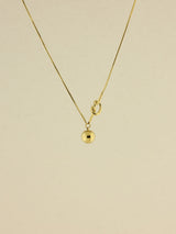 Knot Sphere Pendant Necklace