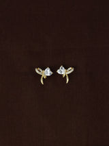 Heart & Ribbon Studs