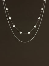 Starlight Pearl Layered Necklace