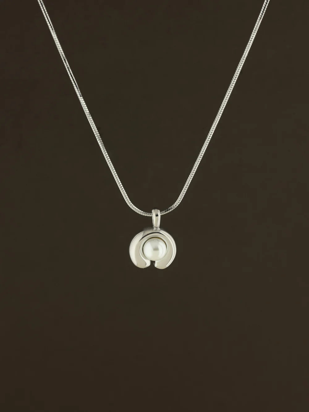 Silver Sculpted Pearl & Sphere Collection
