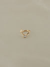Solitaire Wave Ear Cuff