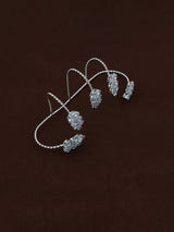 Frost Bloom Spiral Cuff