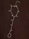 Pearl & Crystal Charm Hand Harness