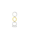 Two Tone Trio Link Ring