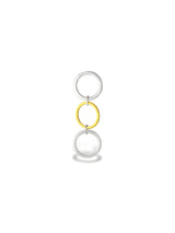 Two-Tone Trio Link Ring