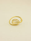 Avant-Garde Swirl Ring