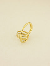 Avant-Garde Swirl Ring