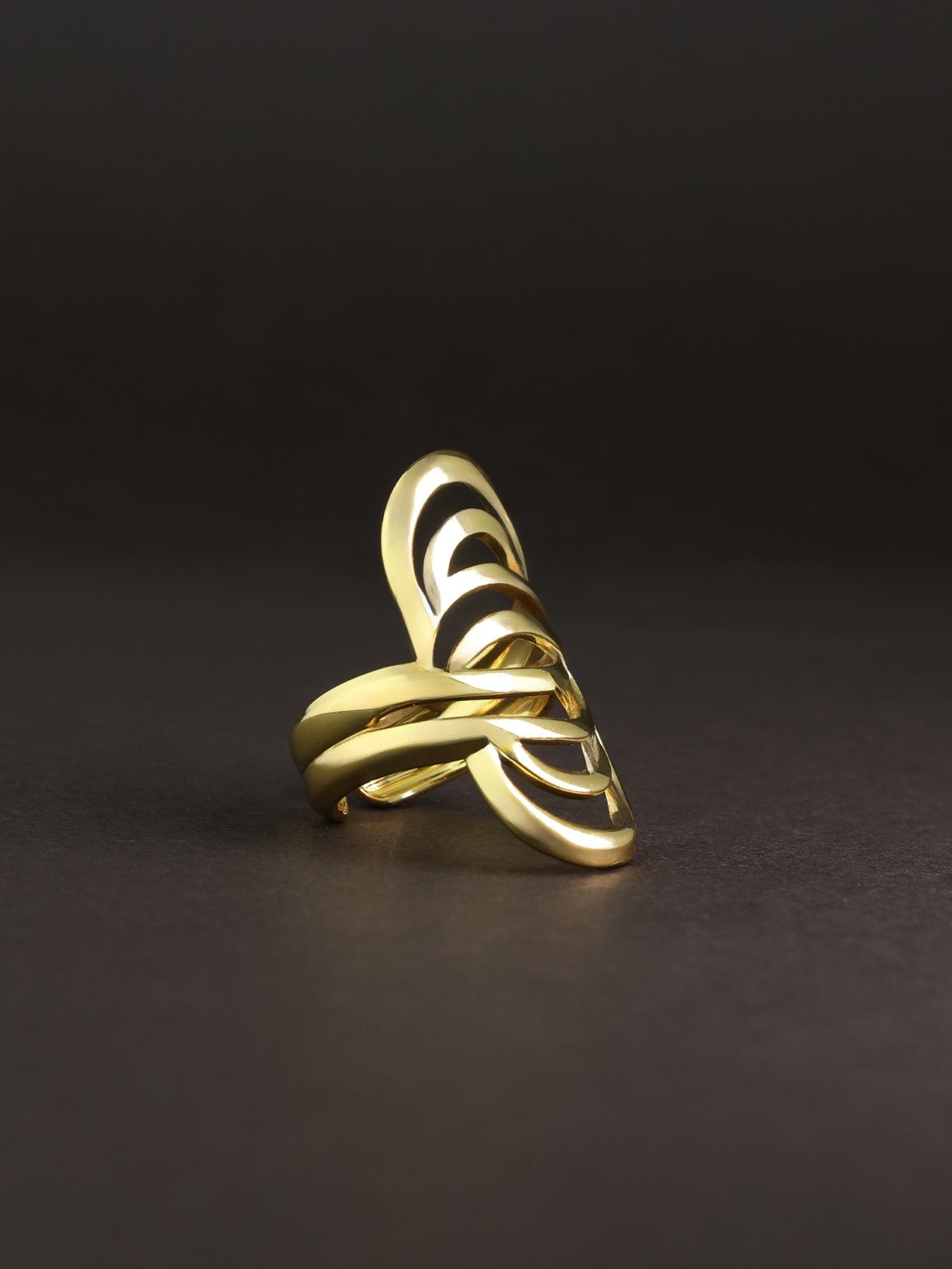 Abstract Wave Ring