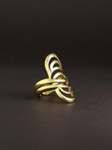 Abstract Wave Ring
