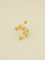 Two Tone Spiral Ring