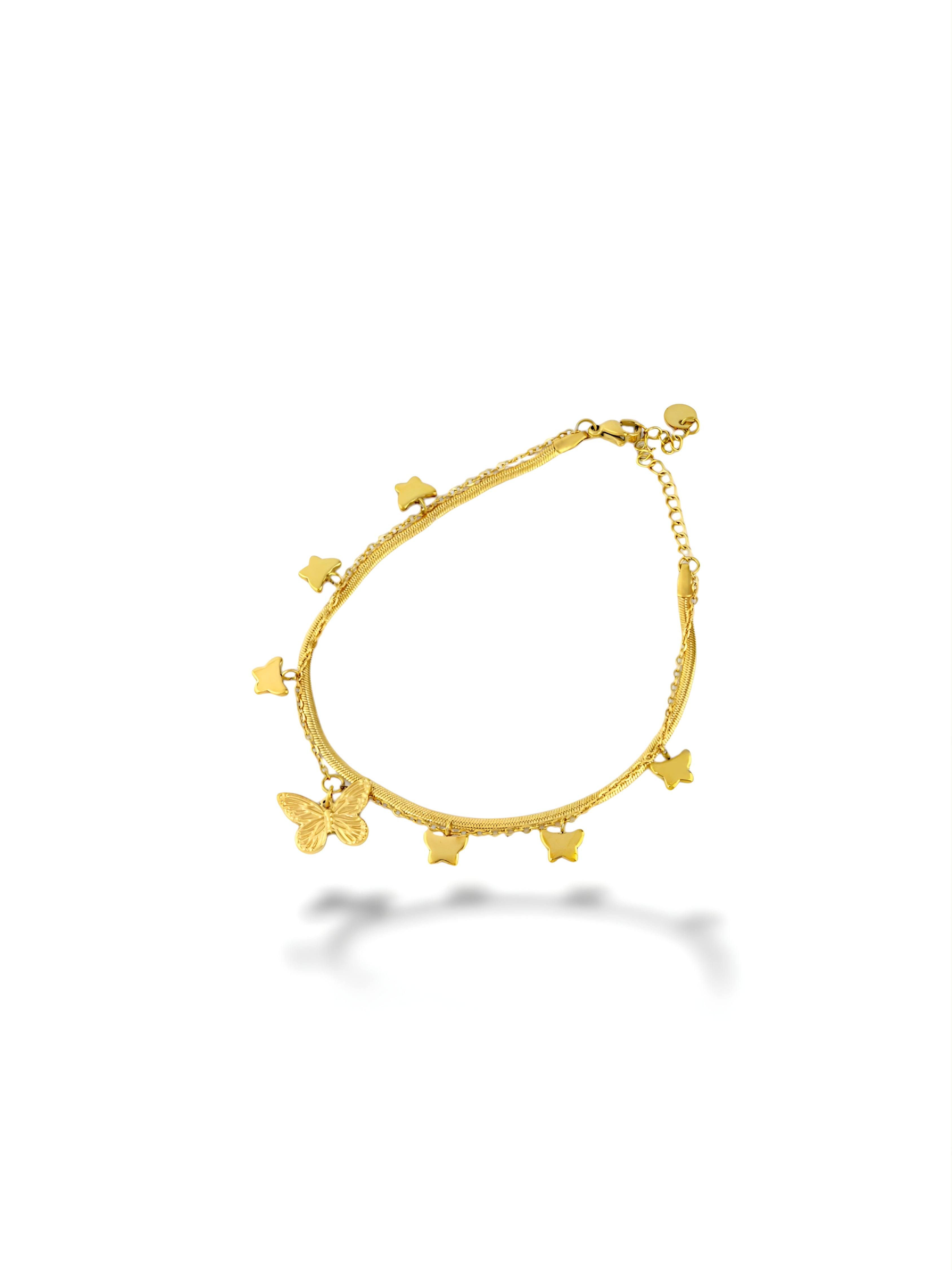 Butterfly Charm Anklet