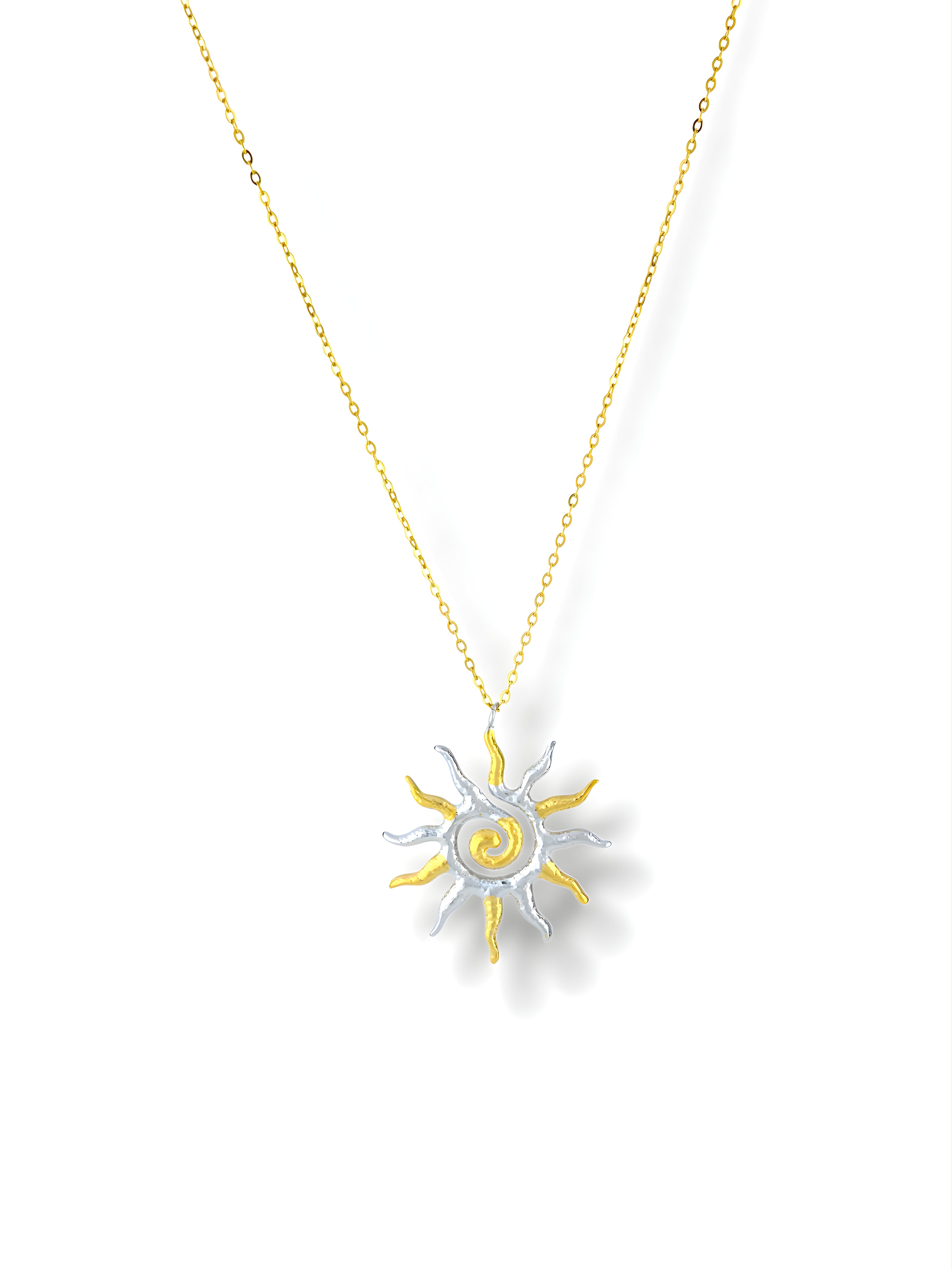 Spiral Sun Pendant