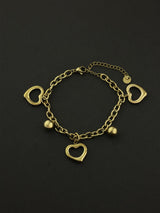 Heart Charm Bracelet