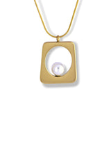Trapezoid Pearl Pendant