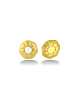 Leaf Pearl Studs