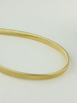 Modern Silver Serpent Choker